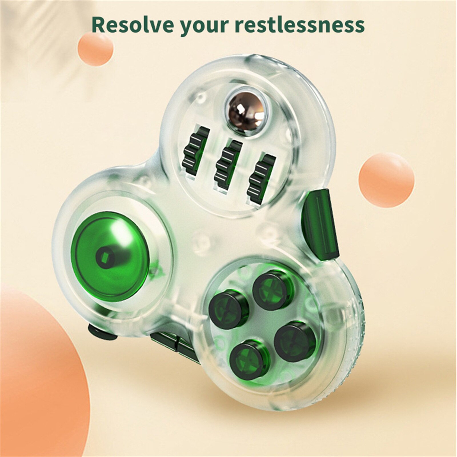 10 Fidget Functions Controller Pad Cube - Premium Novel Fidget Toy-Used Relieve Stress An Anti-Anxiety Hand Toy