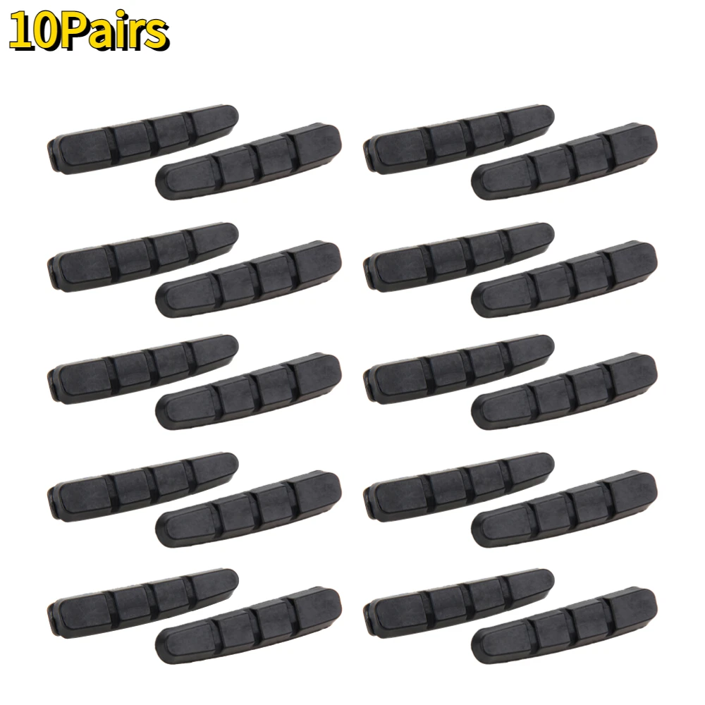 1-10 Paar Racefiets Remblokken Schoenen Voor Lichtmetalen Velgen Dura Ace Ultegra 105 Cartridge Fiets Remblokken Fietsremgereedschap Onderdeel: Oranje