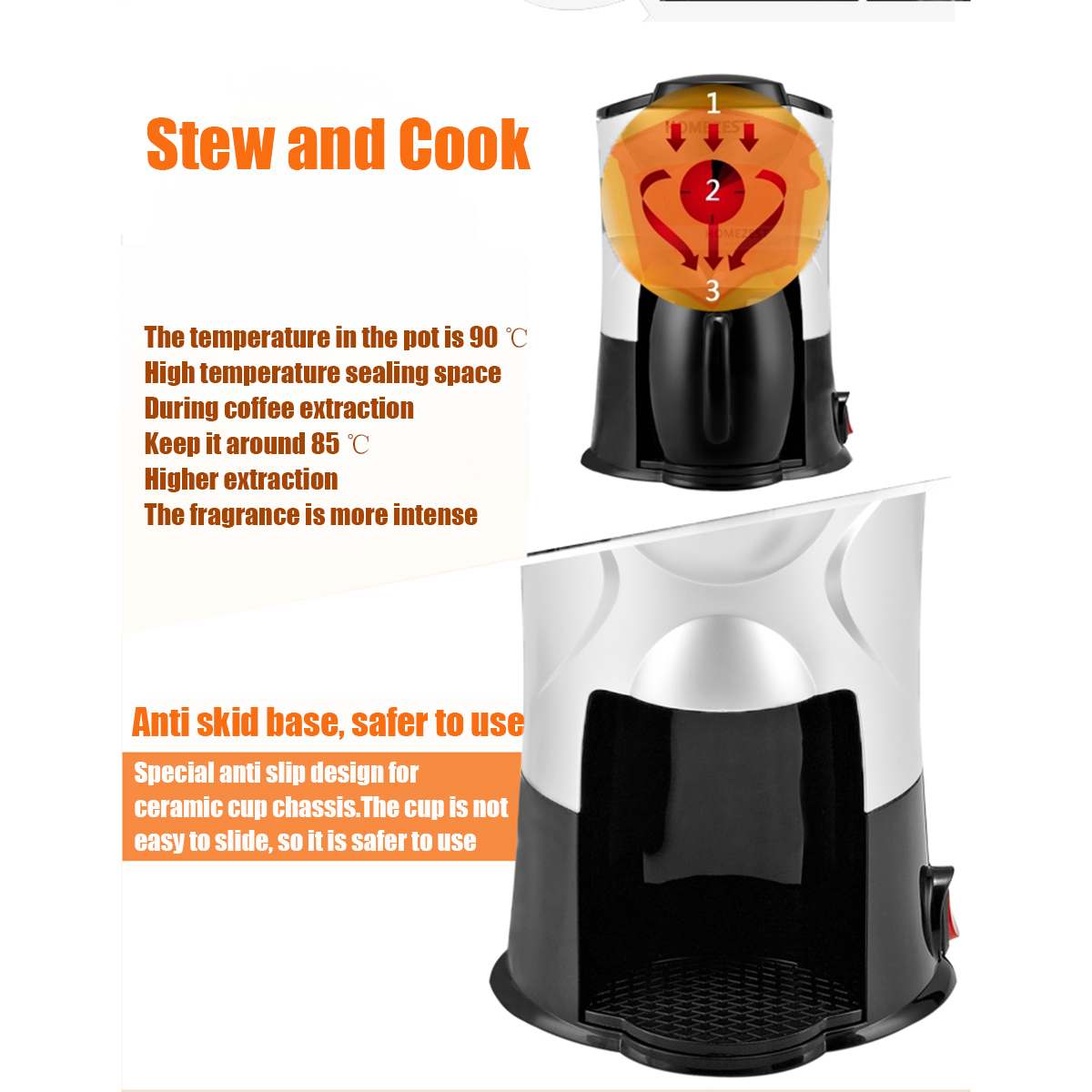 220V 300W 150ML automatique électrique Mini Machine à café américaine maison Portable cafetière tasse unique expresso thé cafetière