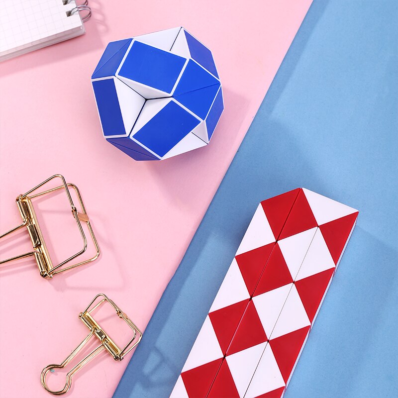 1pcs Rectangle Stress Relief Cube Stress Reliever Fun Toys Stress Rainbow Strange Shape Puzzles