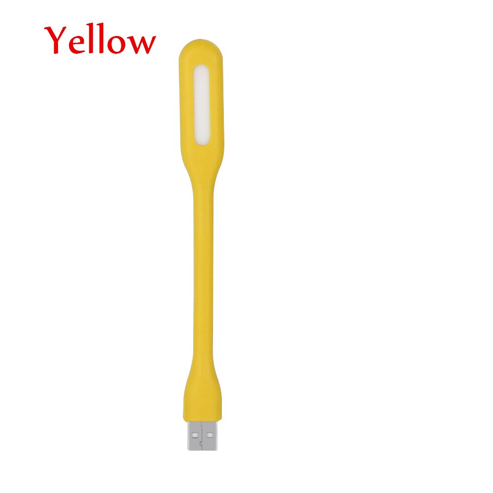 Multifunktions Mehrfarbig Mini USB LED Licht Computer Lampe Notizbuch PC Laptop Lesen Nacht Auto Zubehör Auto Styling Ornament: Gelb