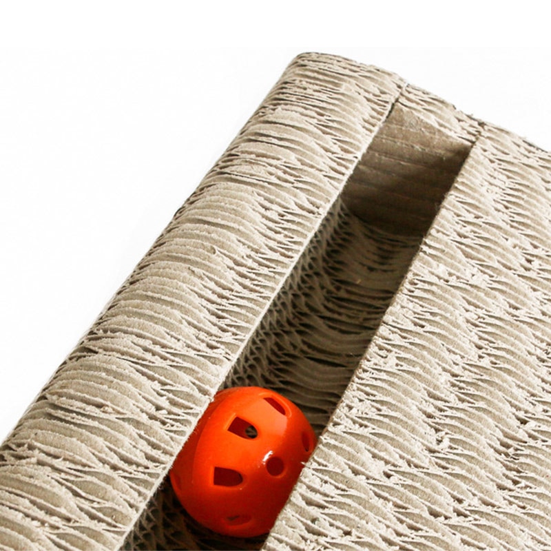 Corrugated Cat Scratch Board Pad Cat Toy House Big Cat Climbing Furniture Scratch Post Cat Jumping Toy with Ladder for Kittens