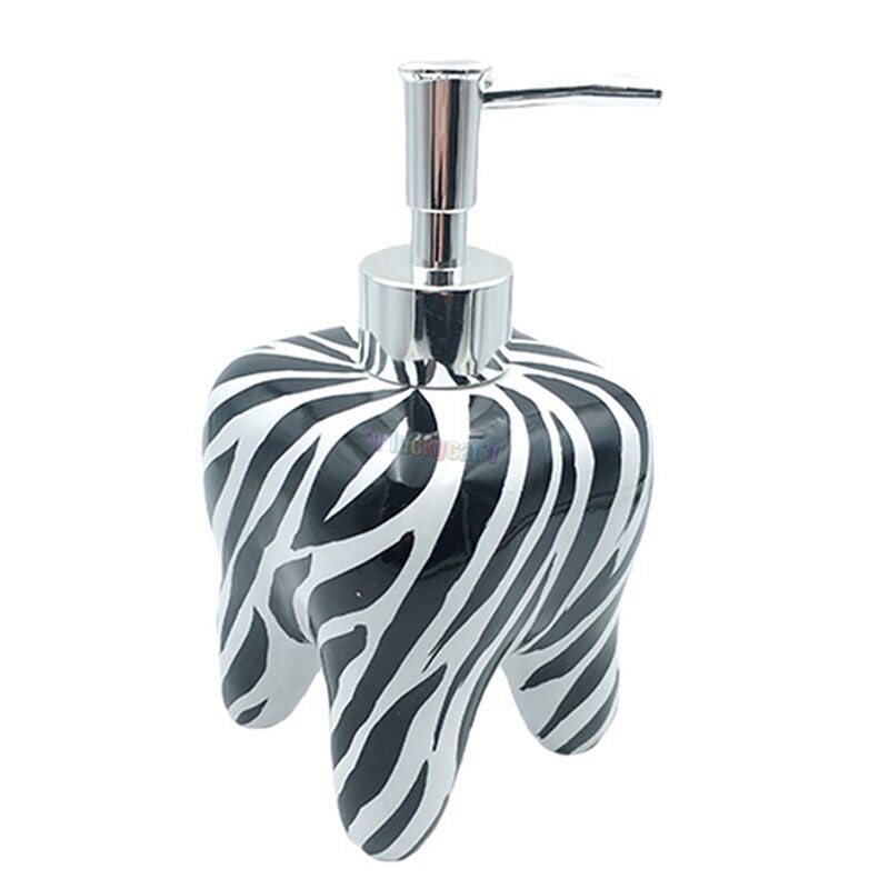 Botella higiénica de manos con forma de diente para decoración Dental, botella de loción para decoración Dental y de oficina, 1 Uds.: C