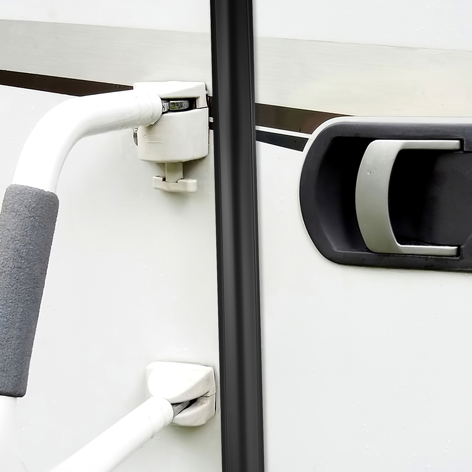 RV Trim Molding 50 Feet PVC Durable Screw Cover Camper Exterior Sealing Strip Weatherproof Automotive Trailer Insert