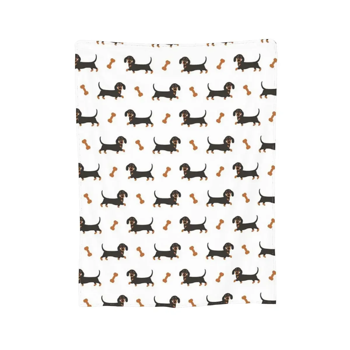 Couverture douce et chaude pour chien teckel, jeté de glouton pour lit, salon, pique-nique, voyage, canapé à la maison