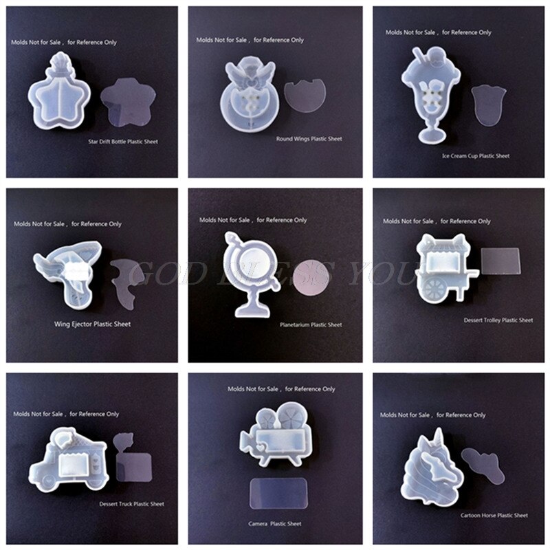 Hechos a mano nuevos pendiente de arena movediza, botella con de estrella del helado, cámara para postre, resina epoxi, molde de silicona, herramientas para hacer joyería