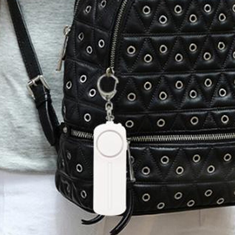 Personal Alarm Keychain 130DB Warning Device with LED Lights Alarm Suitable for Ladies,Men,Children,Seniors and Joggers