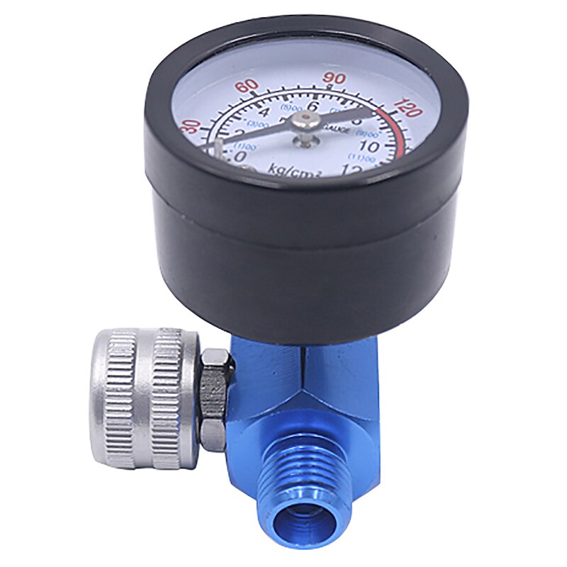 Painting Pressure Regulator Pneumatic Pressure Gauge Painting Gas Pressure Controller, G1 / 4 with Meter