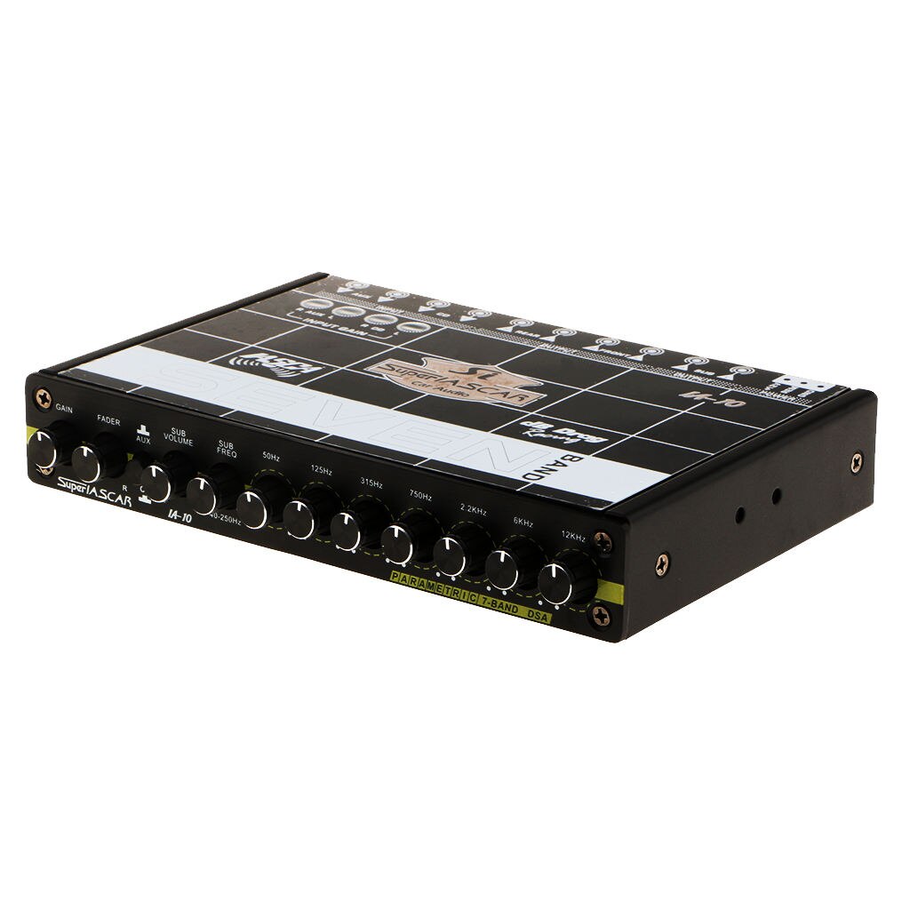 Égaliseur Audio EQ7 pour voiture, , sous-sortie avant, 10-14.4V DC