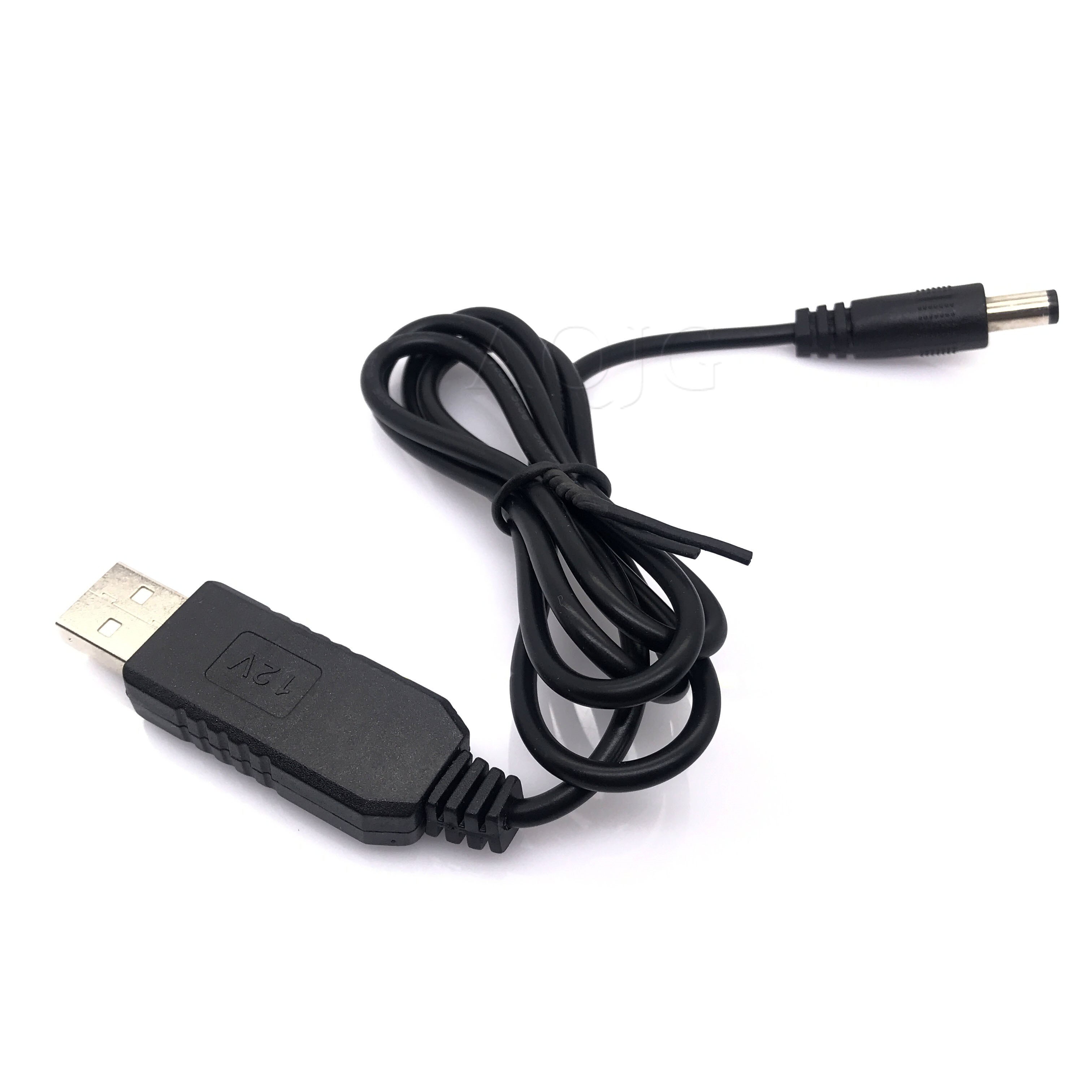 USB DC 5V to DC 9V 12V Step up Cable Module Converter USB TO DC 5.5*2.1MM MALE PLUG power CABLE 5.5X2.1 5.5X2.5 Booster wire