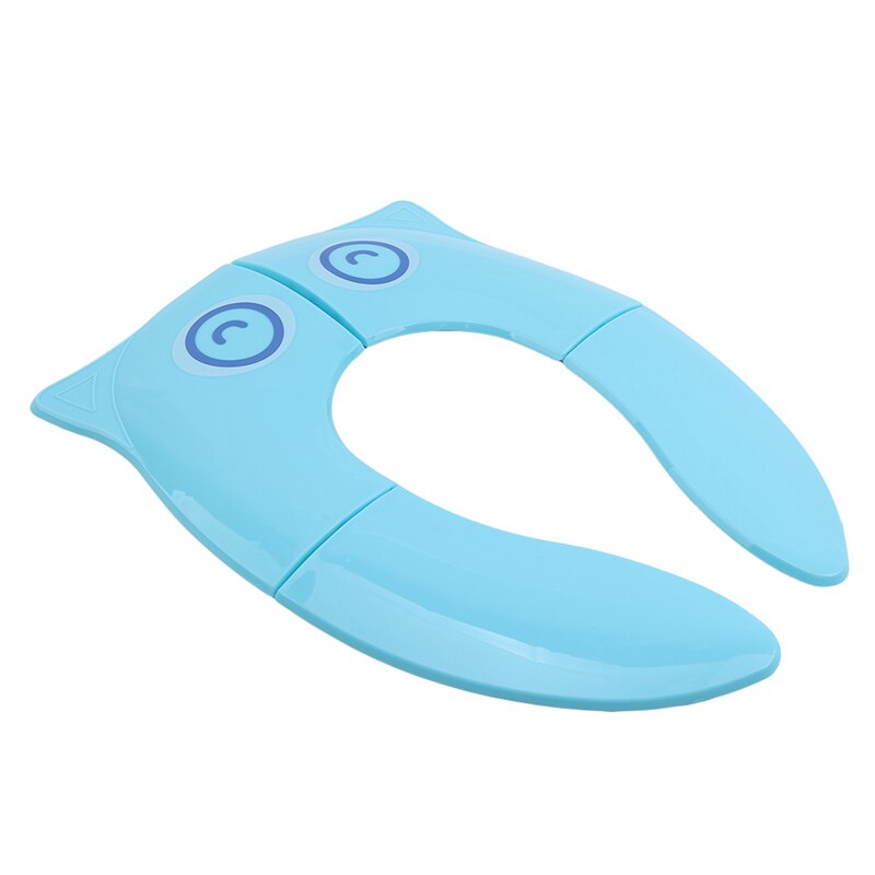 Goede Baby Reizen Vouwen Potty Seat Peuter Draagbare Toilet Training Seat Kinderen Urinoir Kussen Kinderen Pot Stoel Pad: light blue