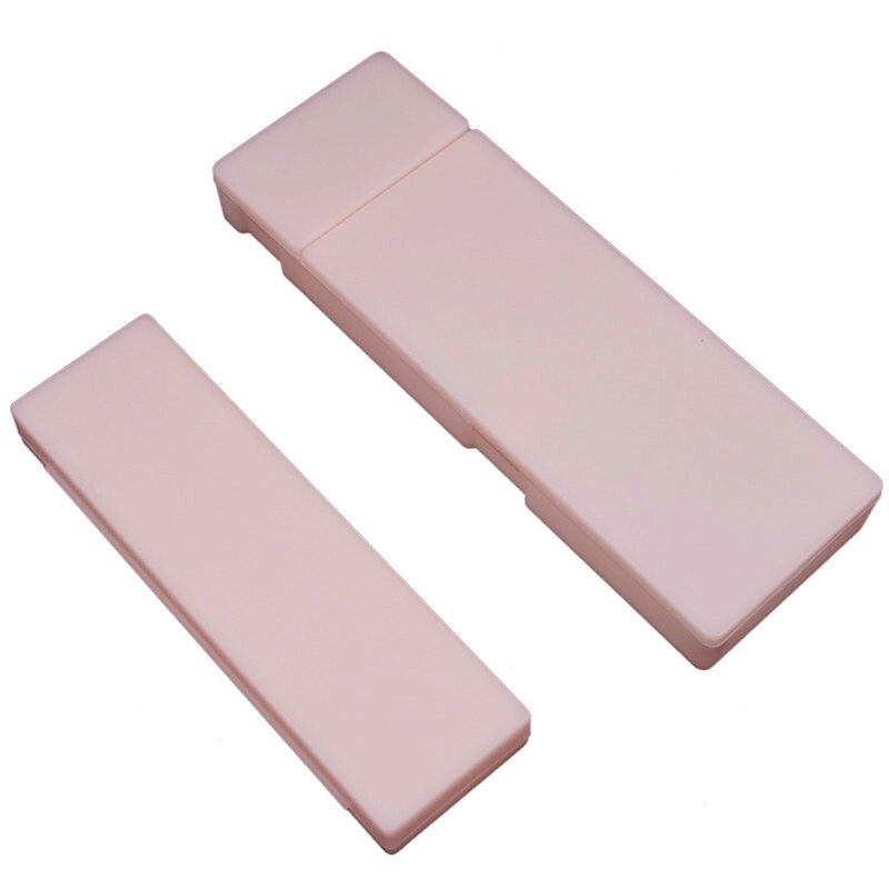 Leuke etui Pen Box Transparante PP Plastic Etui Voor Kinderen Mooie Kantoor Schoolbenodigdheden Materialen