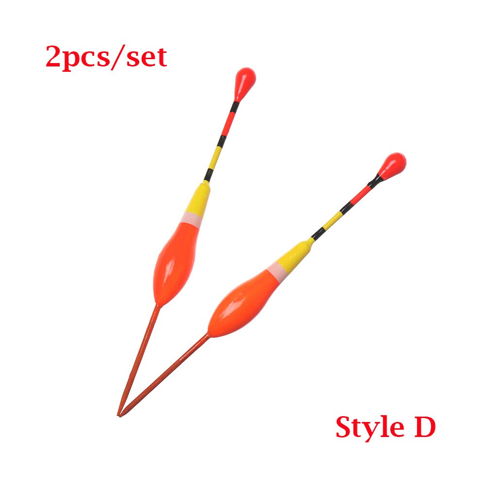 2pz 8.5/9/11/12 centimetri di Luce Bastone Galleggianti Del Ghiaccio adescare di Pesca Galleggianti Bobber Formati Assortiti pesca Fluttuano Schiuma boa Accessorio: stile D