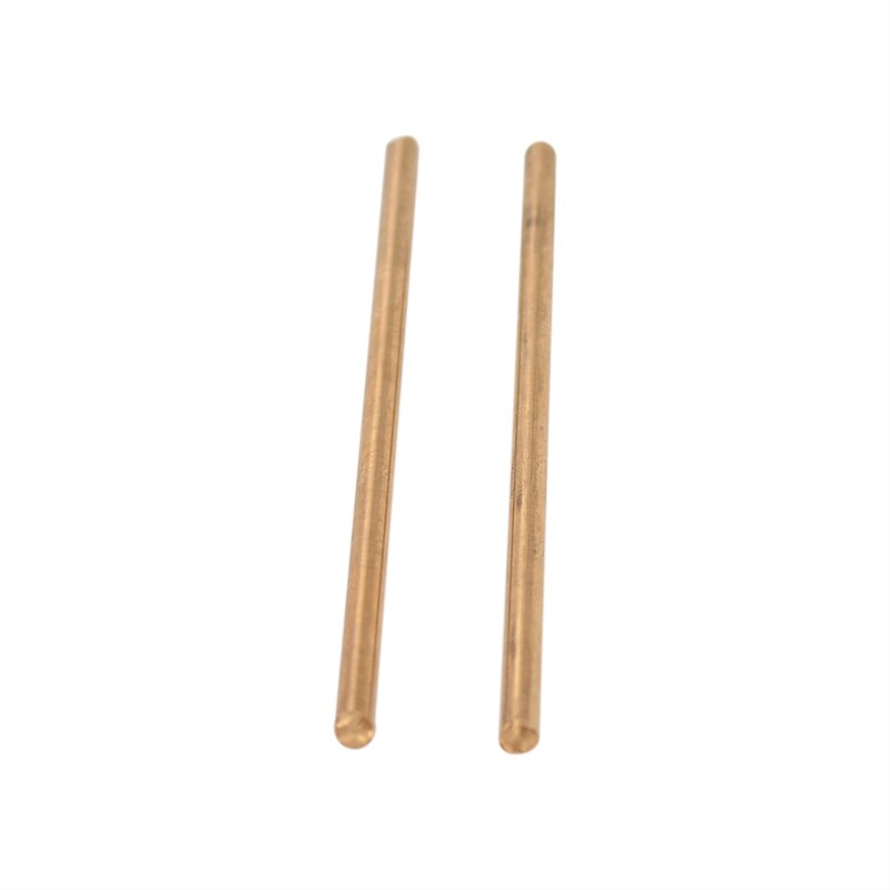 2 st 150mm x 5mm mässingsstänger bar hårdvara solida runda stavar trådar pinnar guld för reparation svetsning lödning lödning