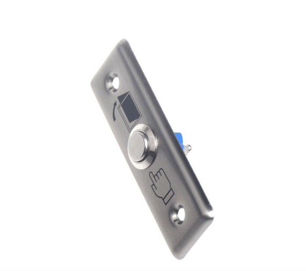UHPPOTE Exit-Taste Aus Edelstahl – Für Zugangskontrolle, 86x50mm, Momentkontakt – Ohne Bohren, 500.000 Zyklen