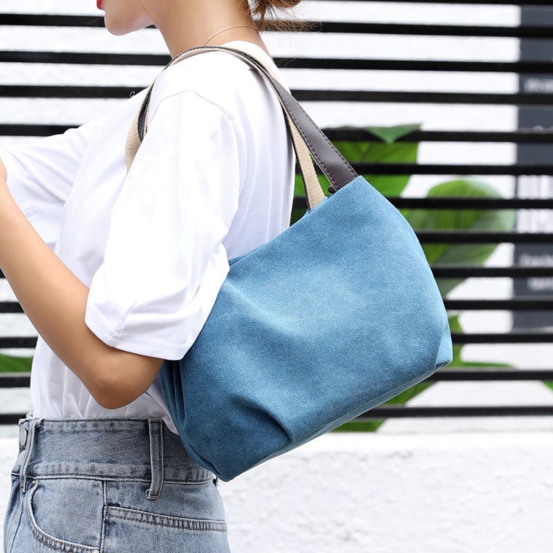 Zachte Canvas Luxe Handtassen Vrouwen Tassen Handtassen Schouder Messenger Bag Dames Handtas Schoudertas Purse