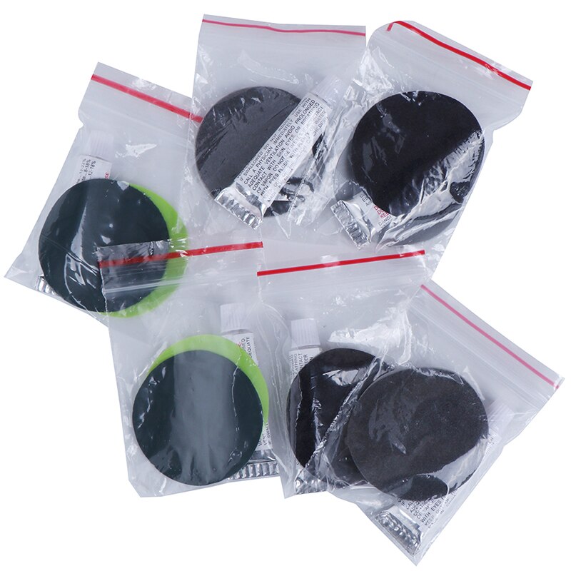 PVC Inflating Air Bed Boat Sofa Repair Perfect Seal 4Patches 2Glues Kit For Air Mattress Self-inflating Mat Repair 2 Set