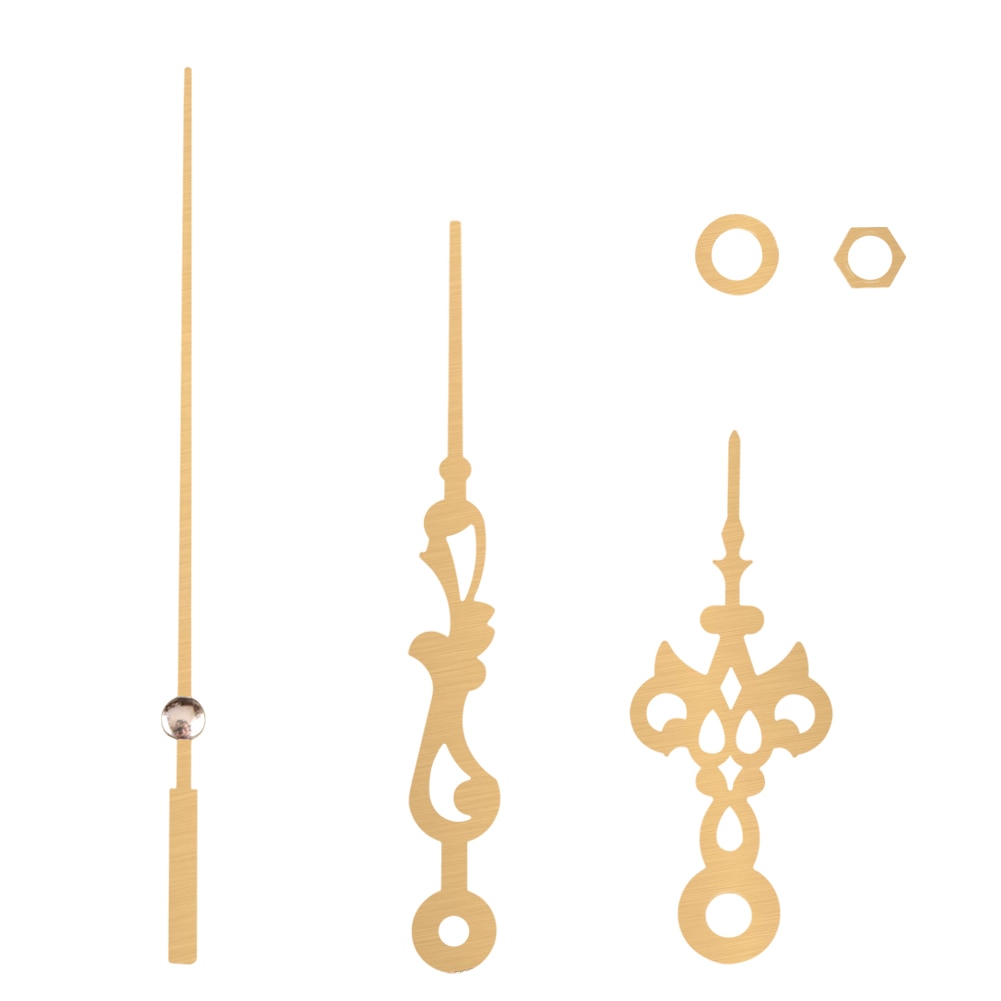 Diy klocka rörelse mekanism guld händer delar händer diy ersätta reparation väggklocka delar kit