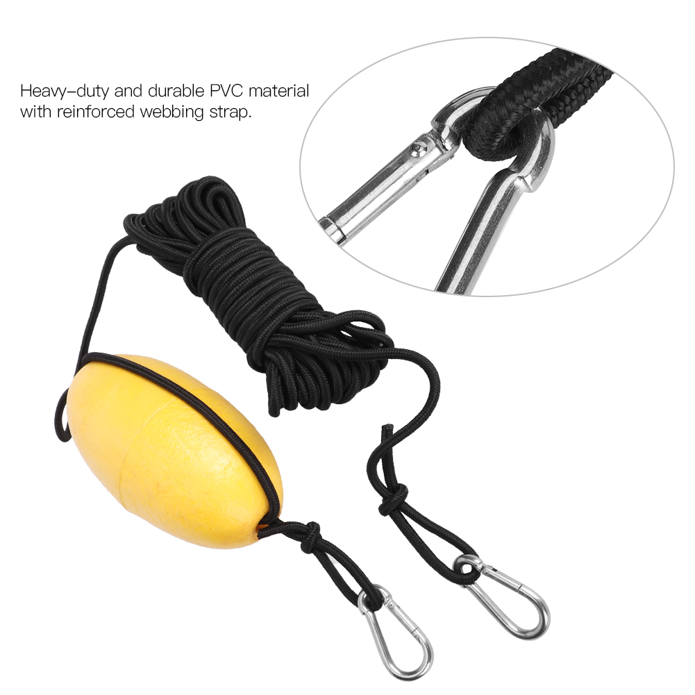 Drift Anchor 9.8m/32.2ft Fishing Drift Anchor Throw Line Sea Drogue Portable Float boa accessorio per Marine Boat Yacht Kayak