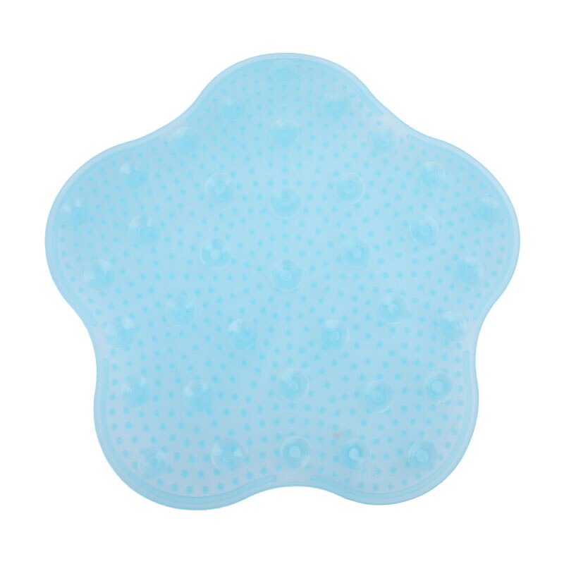 Silicone Suction Cup Bathroom Massage Soft Shower Mat Non-slip Bath Mats