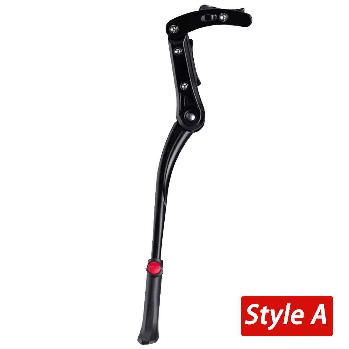 Cykelsidestøtte cykelstativ justerbar fodstøtte i aluminiumslegering bagstativ fodstige egnet til mountainbike racercykel: Orange