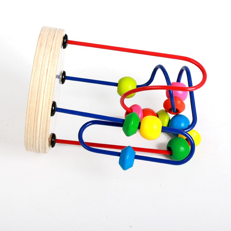 Mini Mathematik Spielzeug Matze Achterbahn Zählen Kreise Korn Draht Früer Pädagogische Karikatur Tiere Holz Spielzeug Für Chilrden Kind Baby