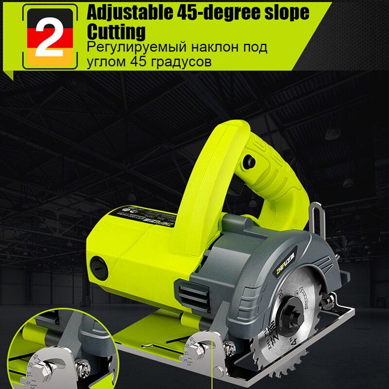 Hand-held Electric Small Wood Cutting Machine High Power Stone Tile Slotting Machine Multi-function Electric Wood Meta