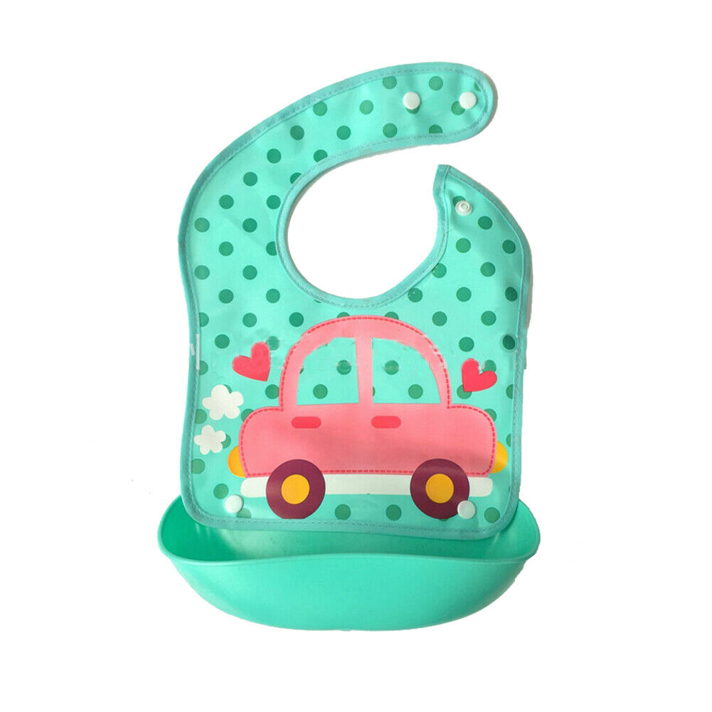heißer Baby Zubehör Lätzchen Burp Tücher Kleidung Neue Wasserdichte Silikon Baby Lätzchen Waschbar Roll Up Crumb Catcher Fütterung: 4