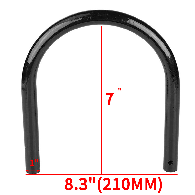 Motorcycle Rear Seat Seat Frame Mounting Bracket Frame Loop Hoop Mount Assembly (210mm Straight)