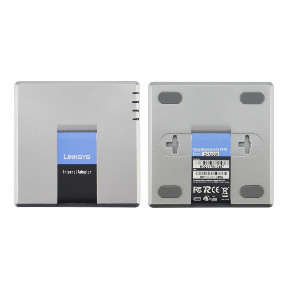 Fast UNLOCKED LINKSYS SPA3000 SPA 3000 VOIP FXS VoIP Phone Adapter voice IP phone adapter
