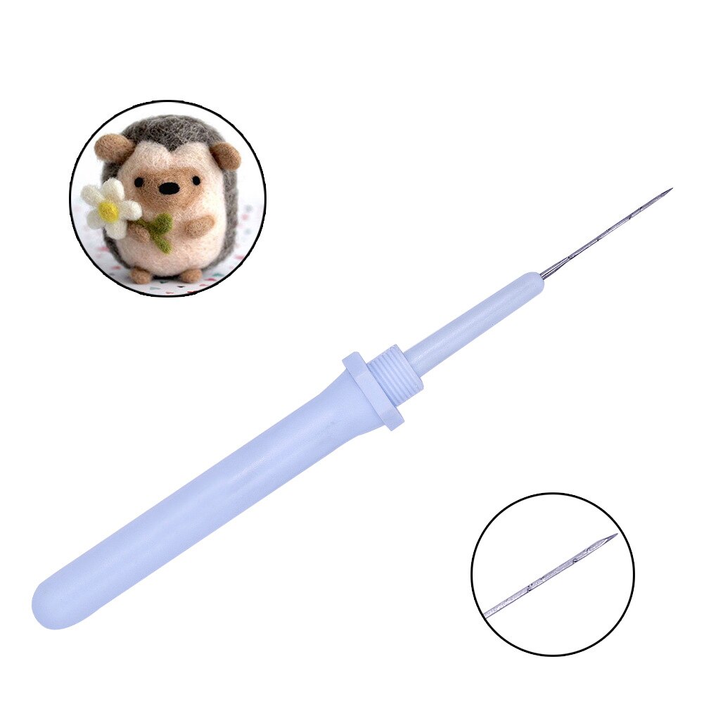 2Sets Wool DIY Needle Felting Handle Holder Replaceable Needles Embroidery Craft Sewing Felting Tools Felting Needles Pen Set