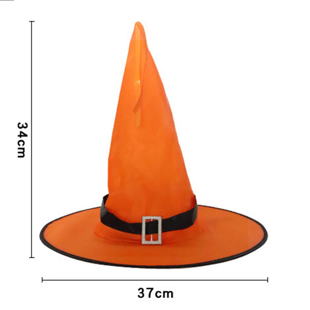 Halloween Funny Hat Prom Party Hat Decoration Strappy Hat Witch Hat Children Kids Hat#D3