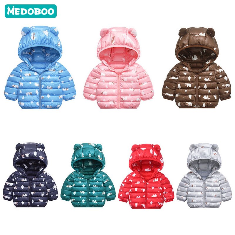 Medoboo Dikke Warme Baby Kleding Winter Jumpsuit voor een Jongen Meisje Pasgeborenen Snowsuit Overall Overalls Kinderen Kindje Jas Jas