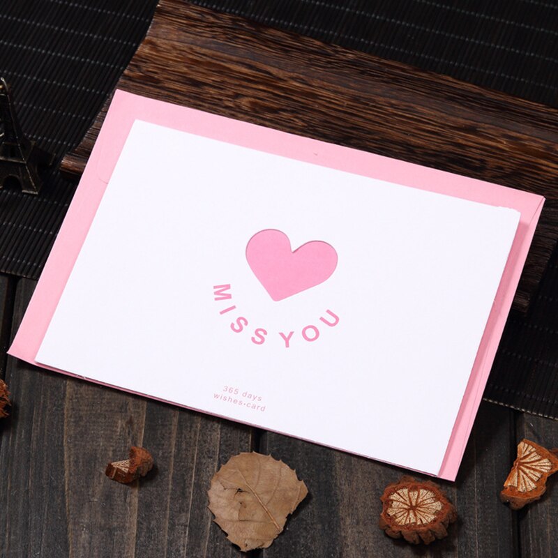Handwritten Couple Name Card Wedding Invitations Valentine's Day Lover Greeting Card Heart Message Card Hollow Postcard: C