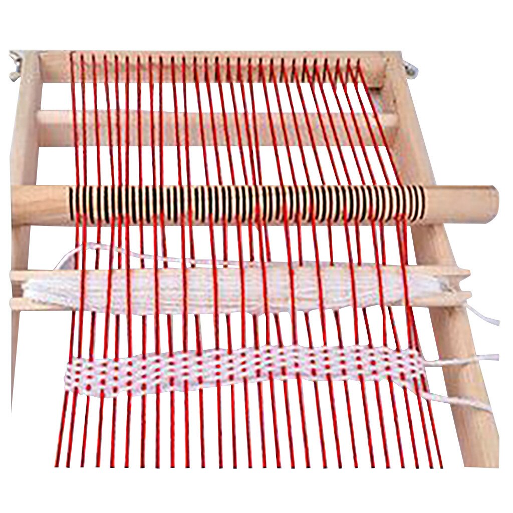 HIINST Wooden Sewing Machine Weaving Loom Kit Hand Craft Woven DIY Suit Wooden Multifunctional Loom Wool Hook Looms Household