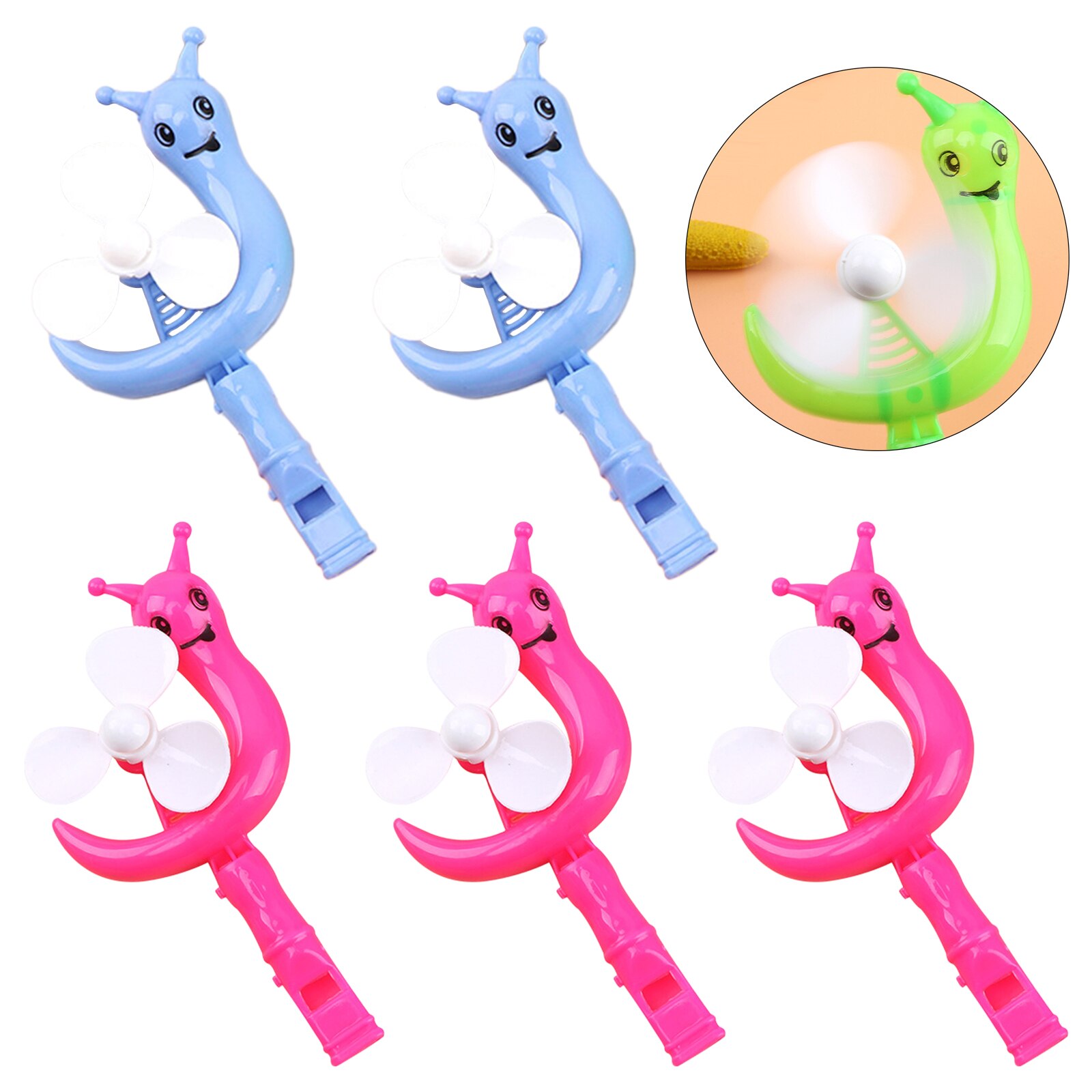 Set of 5 Windmill Handle Toy Wind Developmental Windmill Toy