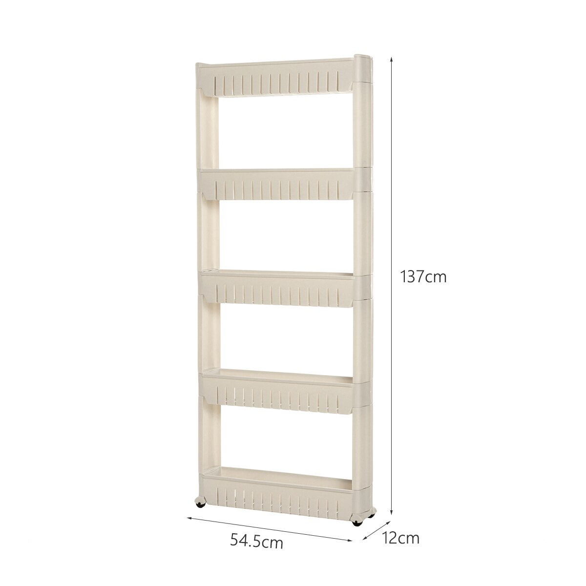 5 Tier Home Organizer Kitchen Trolley Slide Out Bathroom Storage Trolley Rack With Wheels Storage Rack Storage Cart Shelf Home