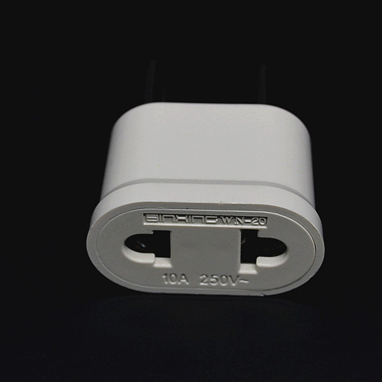 1 st US Naar EU Plug Power Adapter Wit Travel Power Plug Adapter Converter Wall Charger