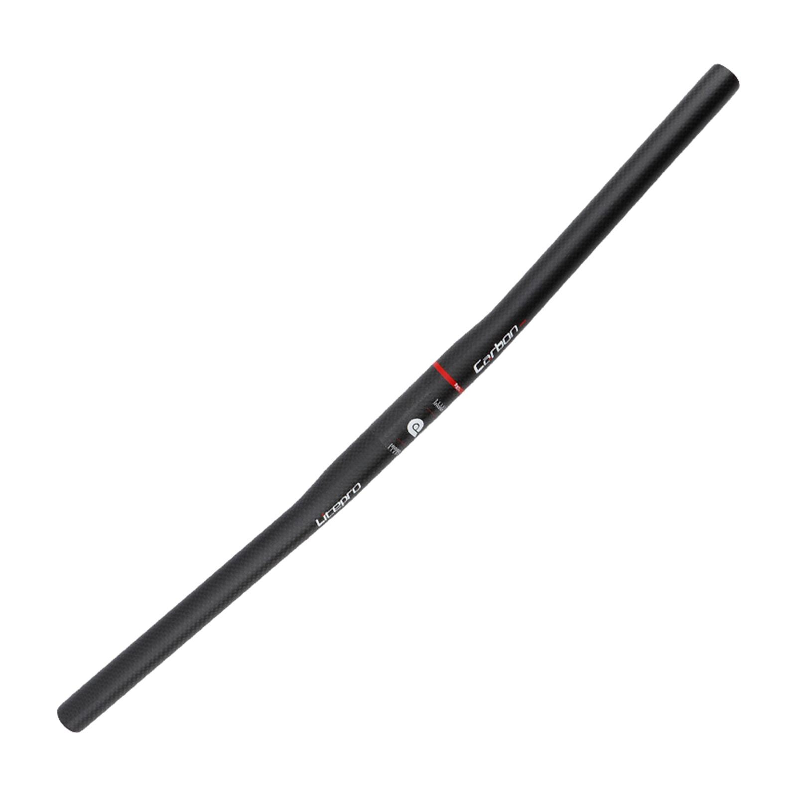 Guidon plat en carbone pour vtt, 25.4mm, pour vélo de route, vtt d&#39;extérieur