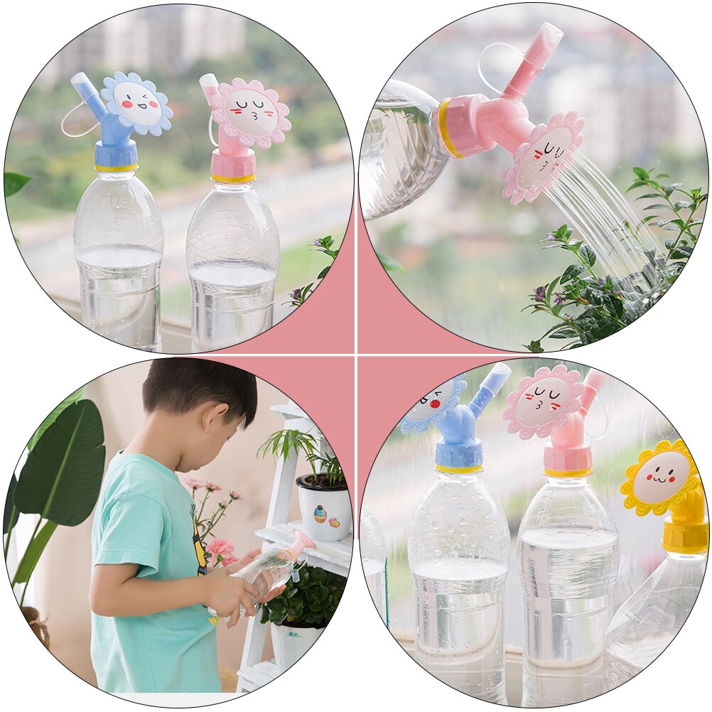 6pcs Simple Durable Funny Bottle Sprinkler Spouts Sprinkler Spouts Bottle Water Sprinklers