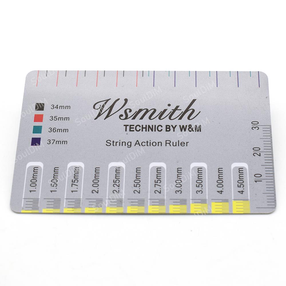 1pc Guitar String Action Gauge String Pitch Ruler Measuring Tool for Bass Classical Electric Acoustic Guitar Tools Parts Rulers