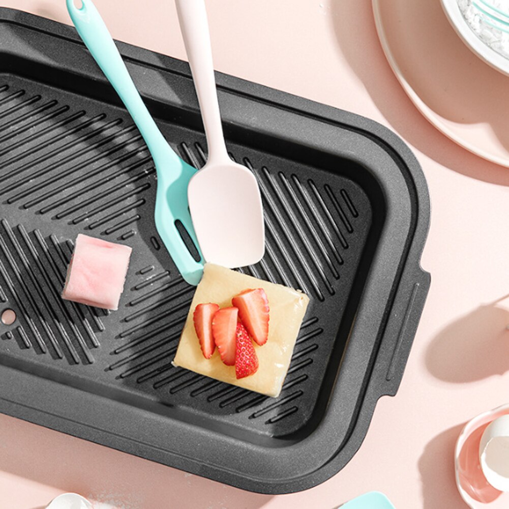 Silicone Kitchenware Cooking Utensils Kitchen Non-Stick Cookware Spatula Colander Mini Baking Tool Pink Handle Cooking