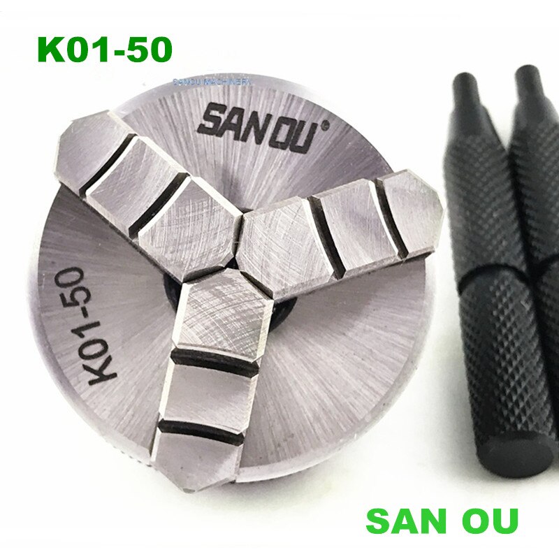 K01-50 50mm Backen-drehfutter Mini scrollen Spannfutter mit 3 Backen &Ampere; Montage Gewinde Holz Hand Futter für Bohren fräsen Maschine