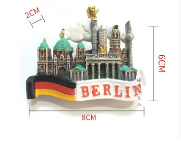 3d Fridge Magnets Berlin Ancient Buildings Fridge Magnet Souvenir Travel Collection Decorative Magnet Home Decor Ideas