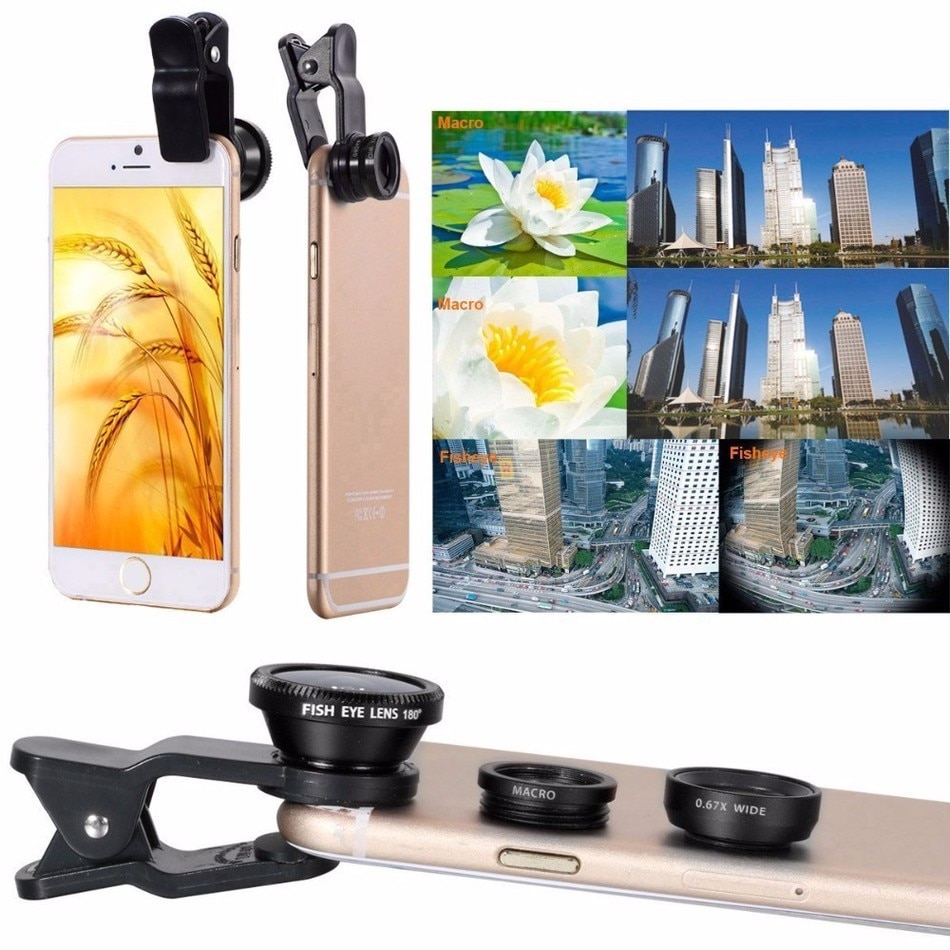 Girlwoman 10 in 1 Kits 12x Zoom Telephoto Lens Fish eye Lens Wide Angle Macro Lenses Cell Phone Mobile Tripod for xiaomi redmi