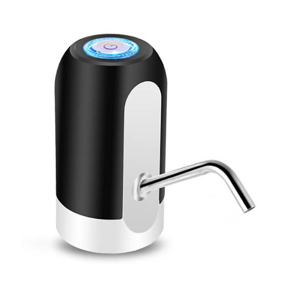 Electric Water Pump Bottled Water Wireless Smart Pump Intelligent Water Dispenser Automatic Water Pump: black
