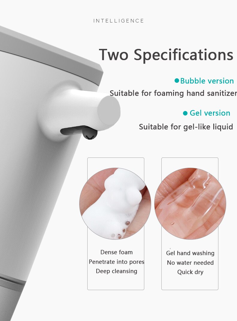 Automatic Soap Dispenser Touchless Wall-Mounted Handsfree Liquid Hand Wash 450ML S Automatic Liquid Pump Hands-free