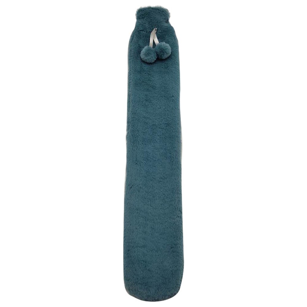 52cm Removable Cover Fur Rubber Water Bottle Extra Long Christmas Water Bottles Bag For Waist Hand Foot Warming: I