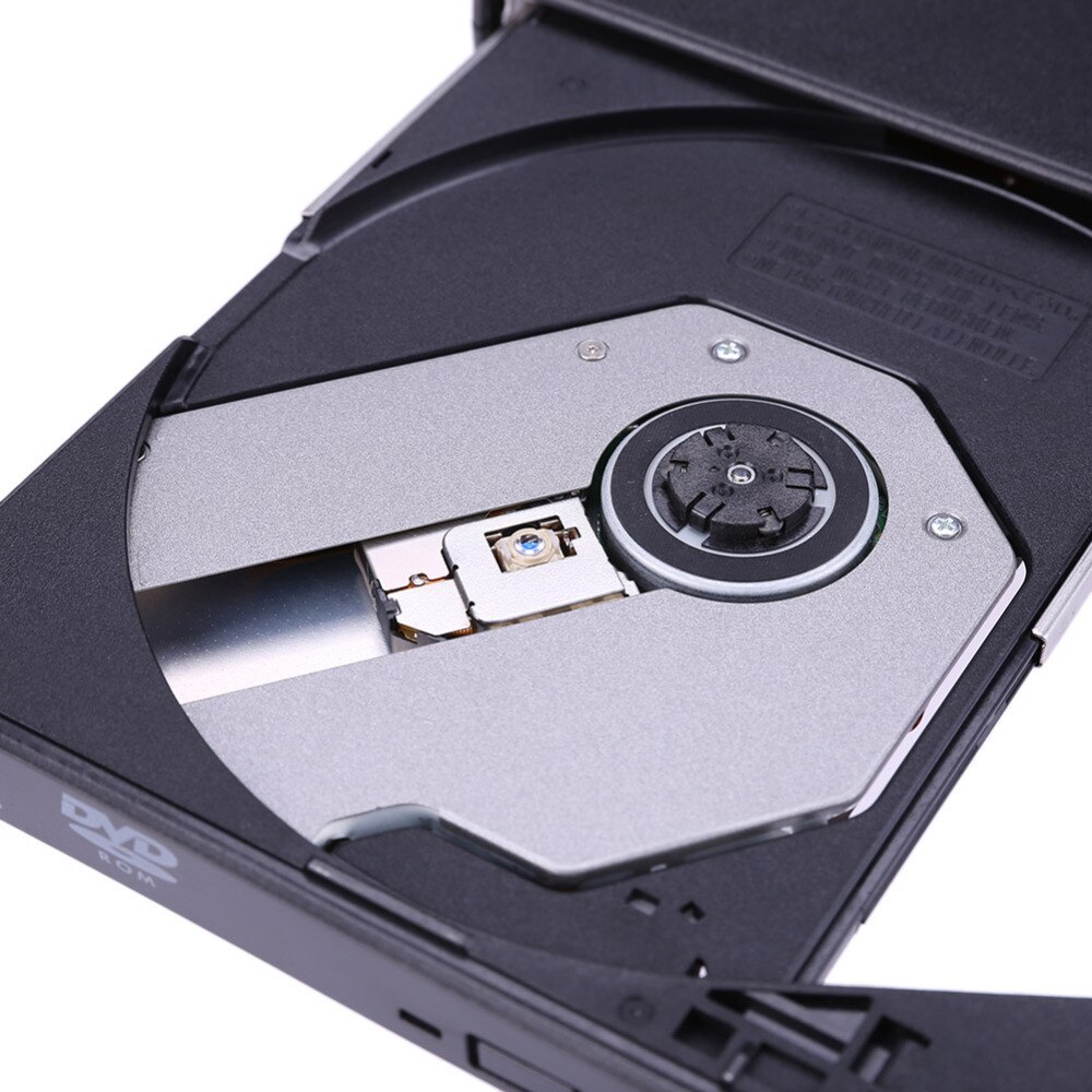 Usb 2.0 externe cd-rw-brander, cd-dvd-rom-combo-brander  cd 24x voor computer, laptop, notebook, pc