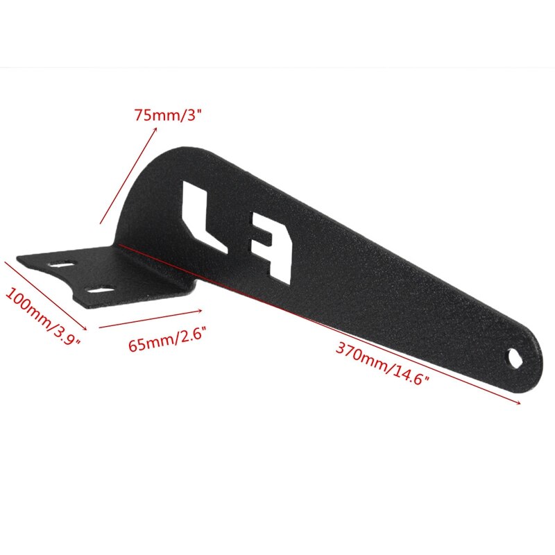 52 Inch Light Bar Roof Rack Top Mounts Windshield Curved Lamp Bracket for Toyota FJ Cruiser